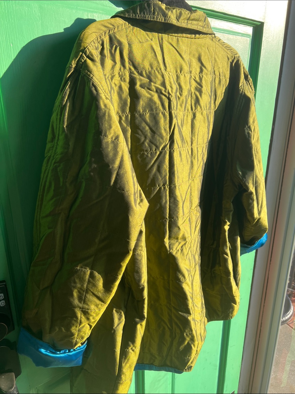 Vintage Linea Louis Dell'Olio Silk Quilted Jacket Large - Picture 6 of 10